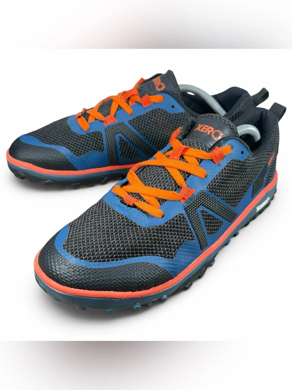 Xero Shoes Men's 10.5 Black Scrambler Low Michelin Barefoot Running Trail Hiking
